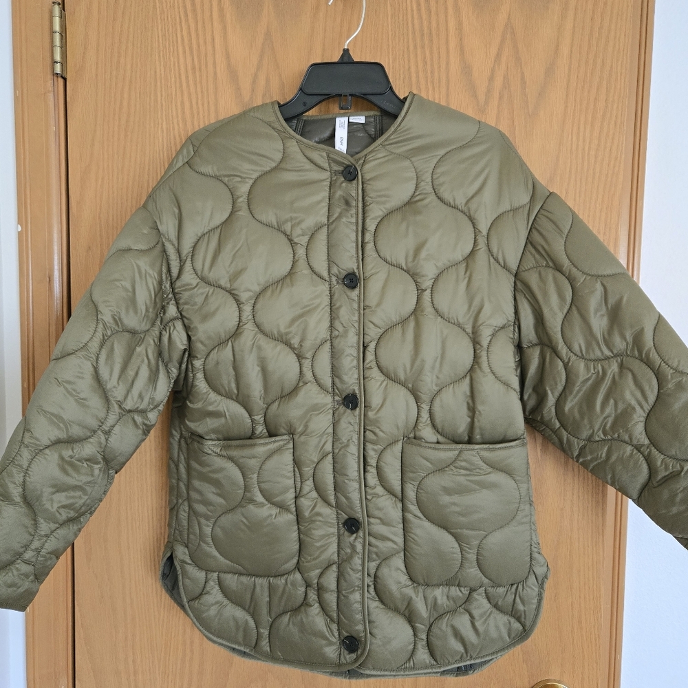MANGO Women's Lightweight Water Repellent Quilted Jacket